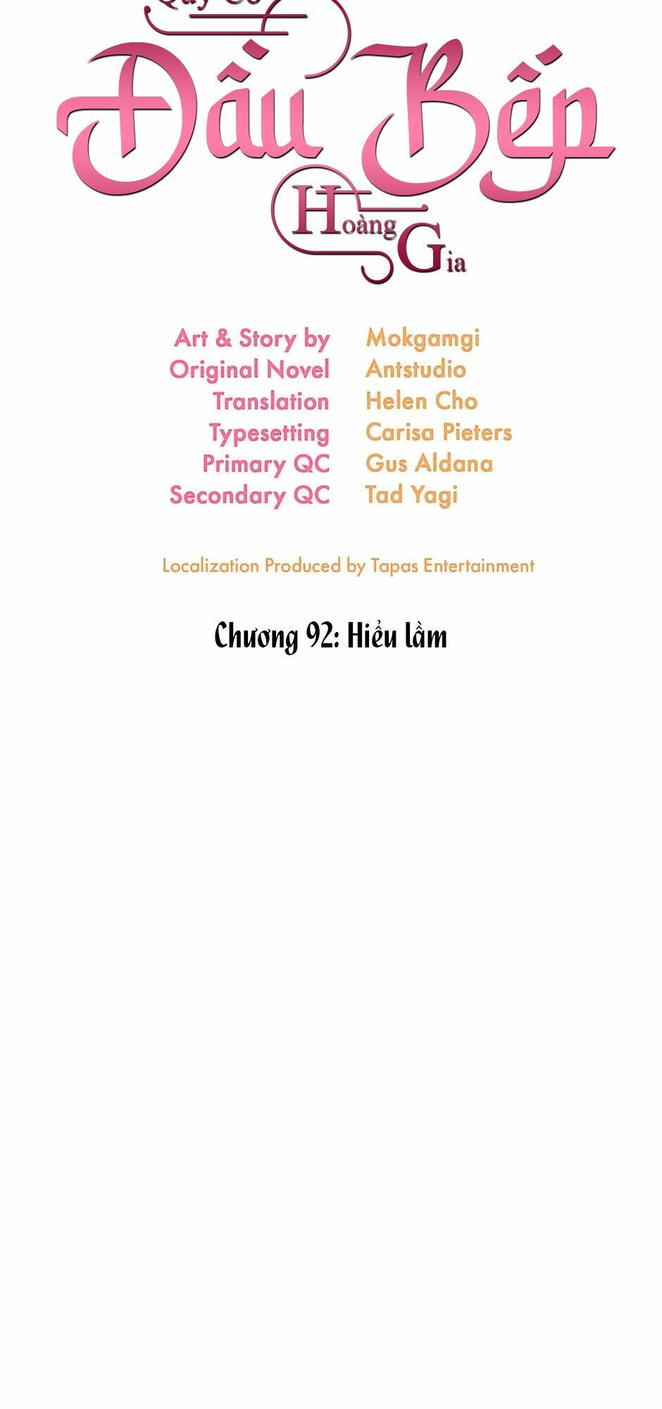 Đầu Bếp Hoàng Gia Chapter 92 - Trang 2