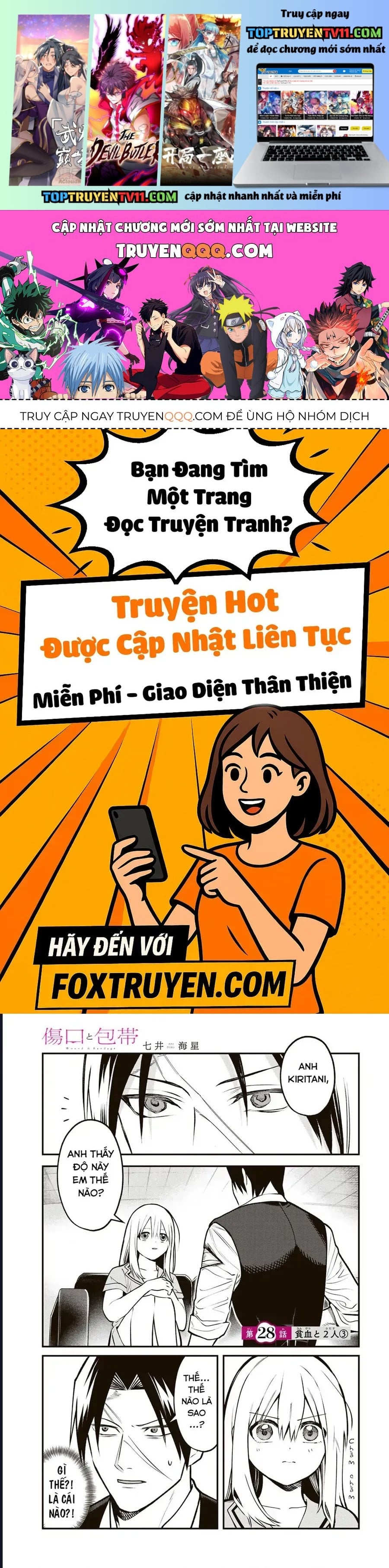 Để Em Băng Bó Cho Anh Nhé? – Kizuguchi To Houtai Chapter 28 - Trang 2