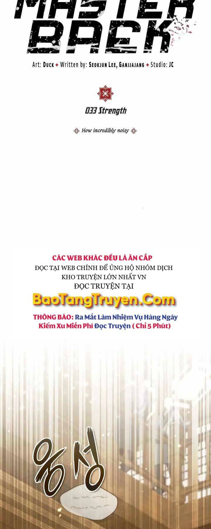 Đệ Nhất Võ Sư, Baek Cao Thủ Chapter 33 - Trang 2