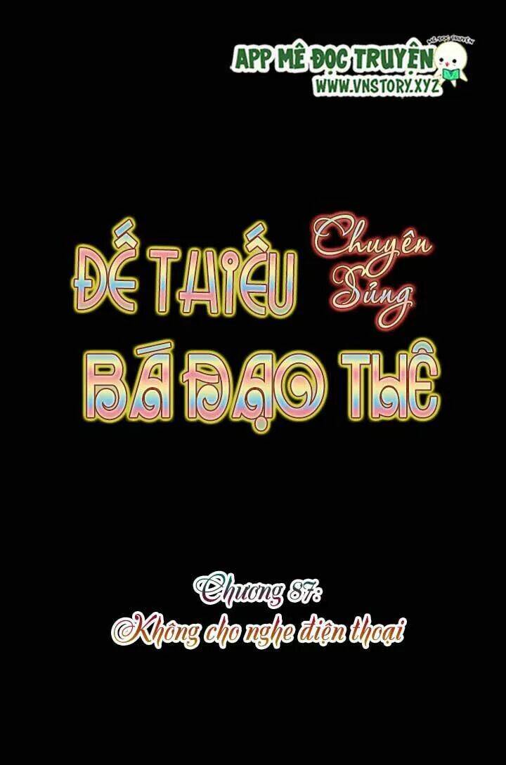 Đế Thiếu Chuyên Sủng Hắc Đạo Thê Chapter 87 - Trang 2