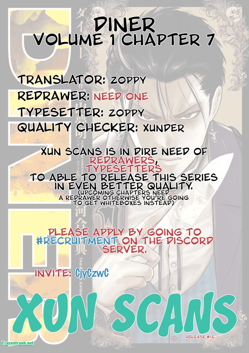 Diner Chapter 7 - Trang 2