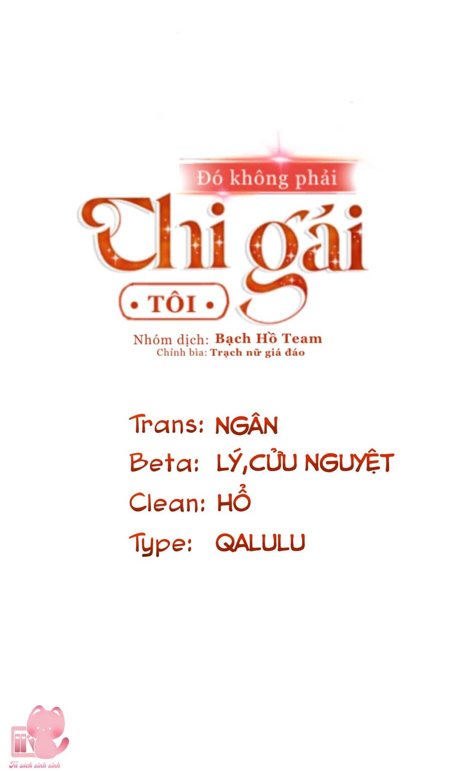 Đó Không Phải Chị Gái Tôi Chapter 20 - Trang 2