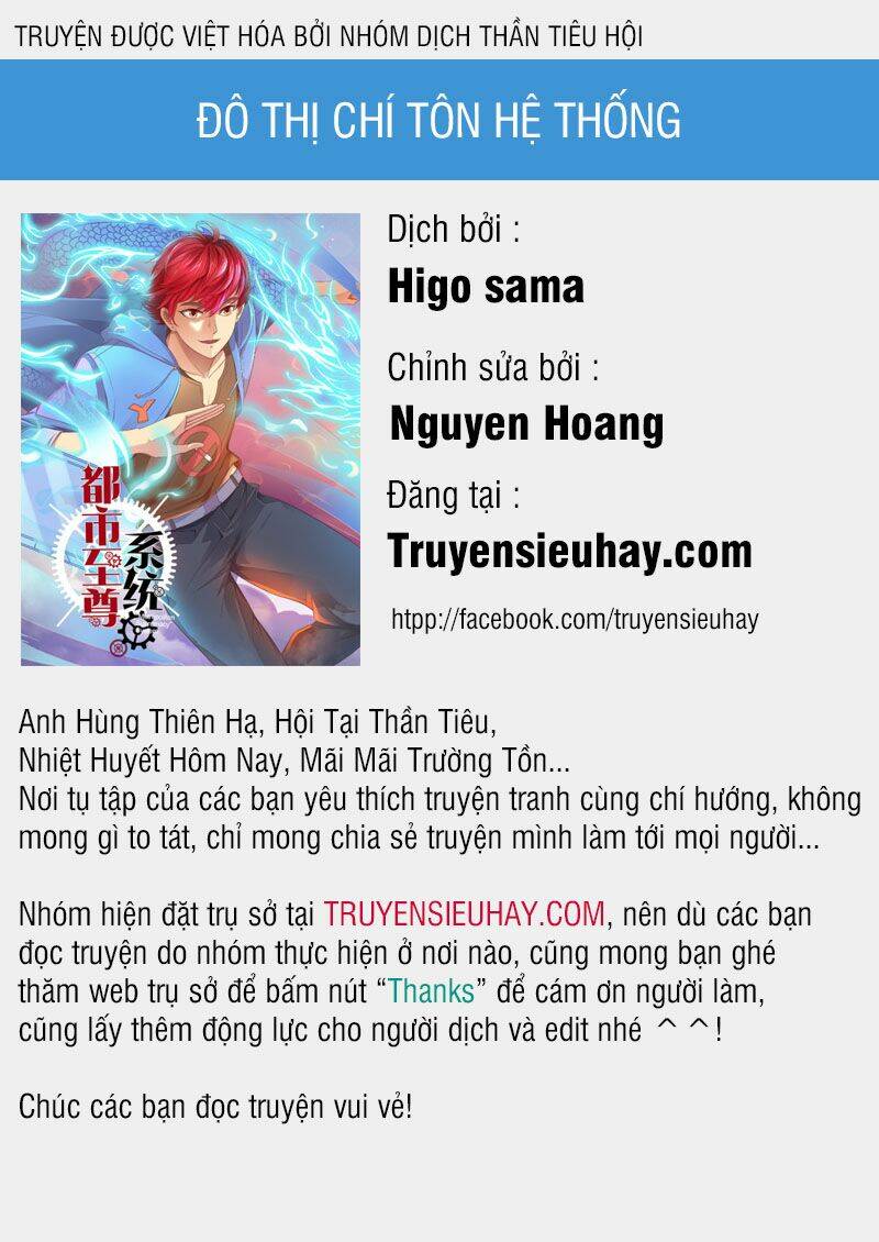 Đô Thị Chí Tôn Hệ Thống Chapter 2 - Trang 2