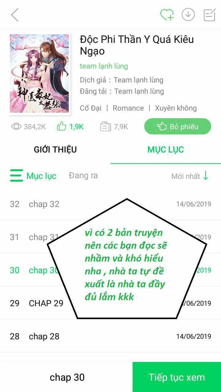 Độc Phi Thần Y Quá Kiêu Ngạo Chapter 34 - Trang 2