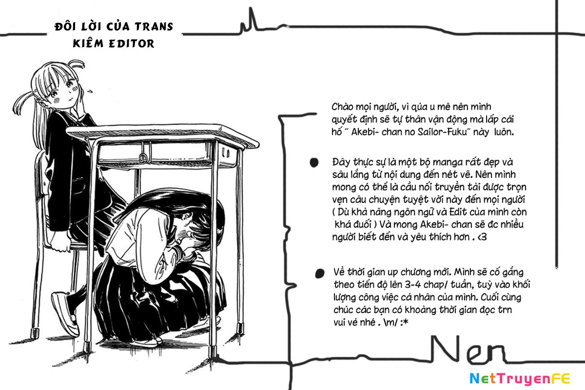 Đồng Phục Thủy Thủ Của Akebi Chapter 0 - Trang 2