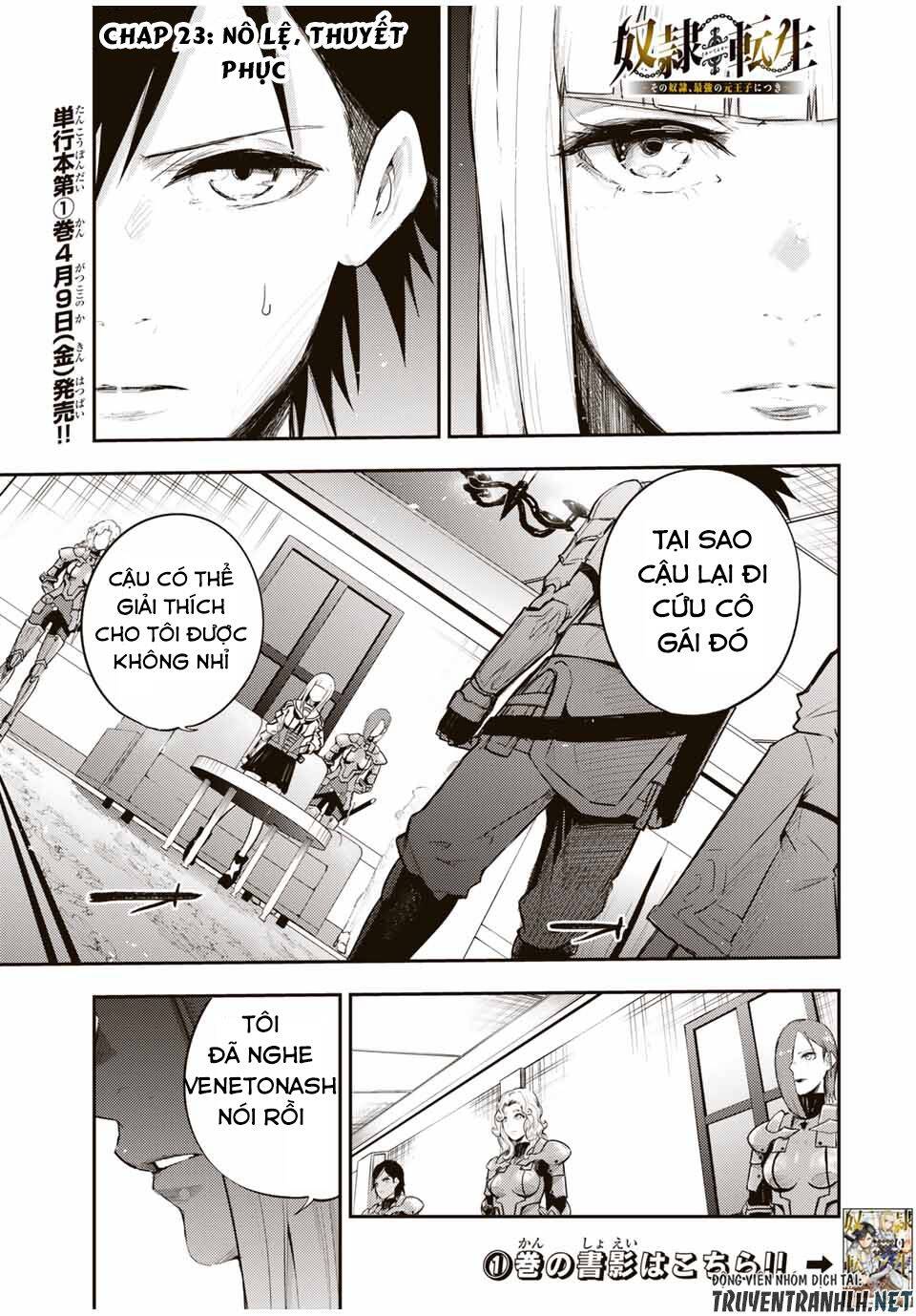 Dorei Tensei: Sono Dorei, Saikyou No Moto Ouji Ni Tsuki Chapter 23 - Trang 2