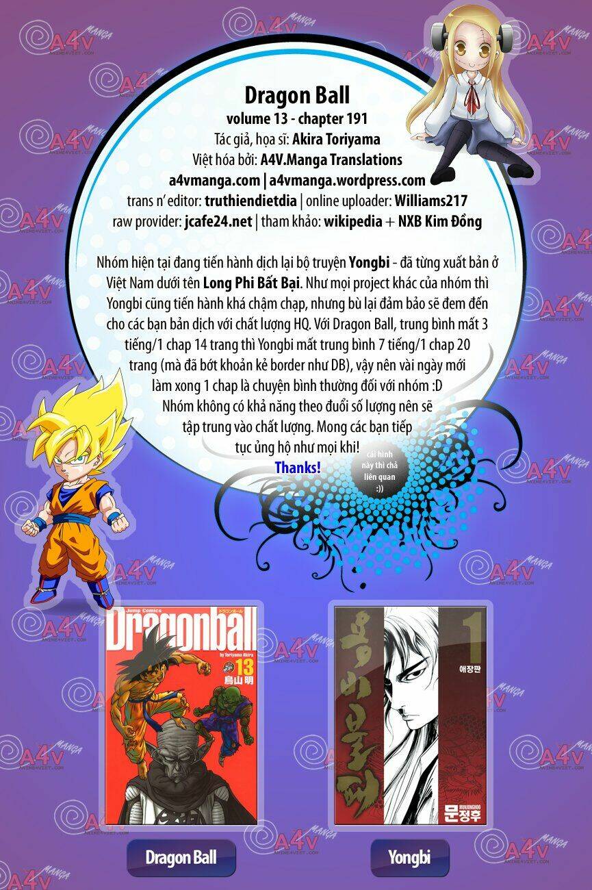 Dragon Ball – Bảy Viên Ngọc Rồng Chapter 191 - Trang 2