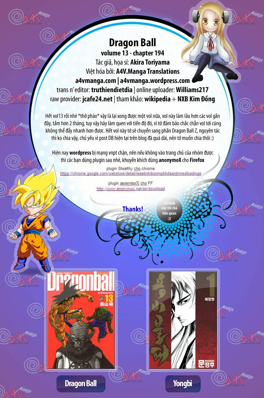 Dragon Ball – Bảy Viên Ngọc Rồng Chapter 194 - Trang 2