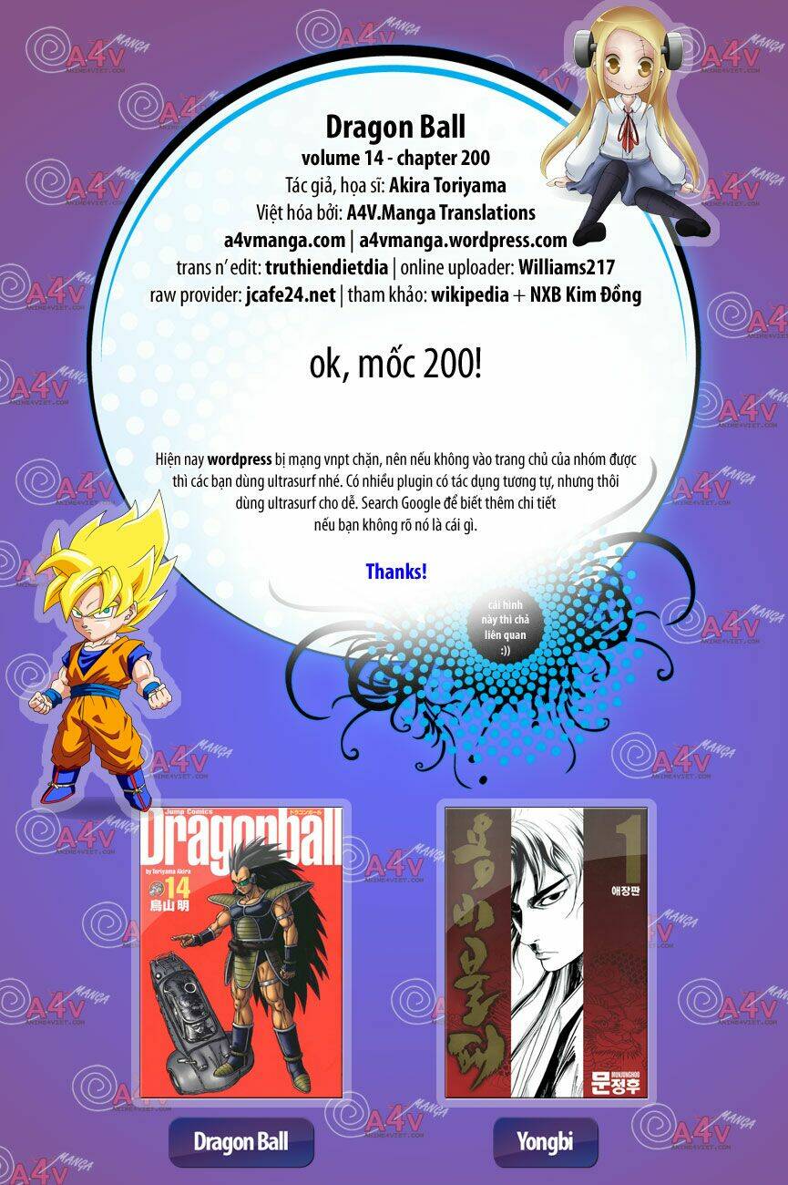 Dragon Ball – Bảy Viên Ngọc Rồng Chapter 200 - Trang 2