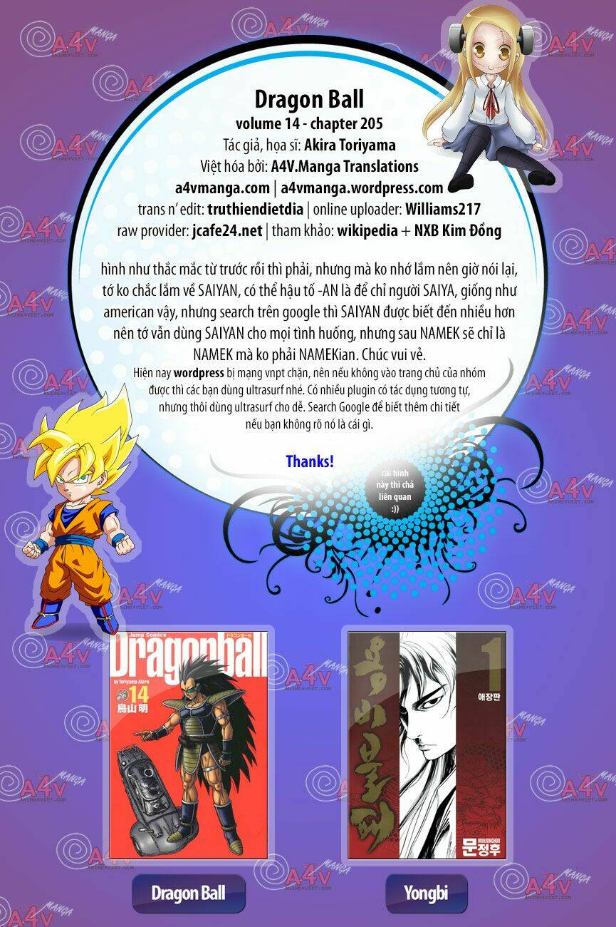 Dragon Ball – Bảy Viên Ngọc Rồng Chapter 205 - Trang 2