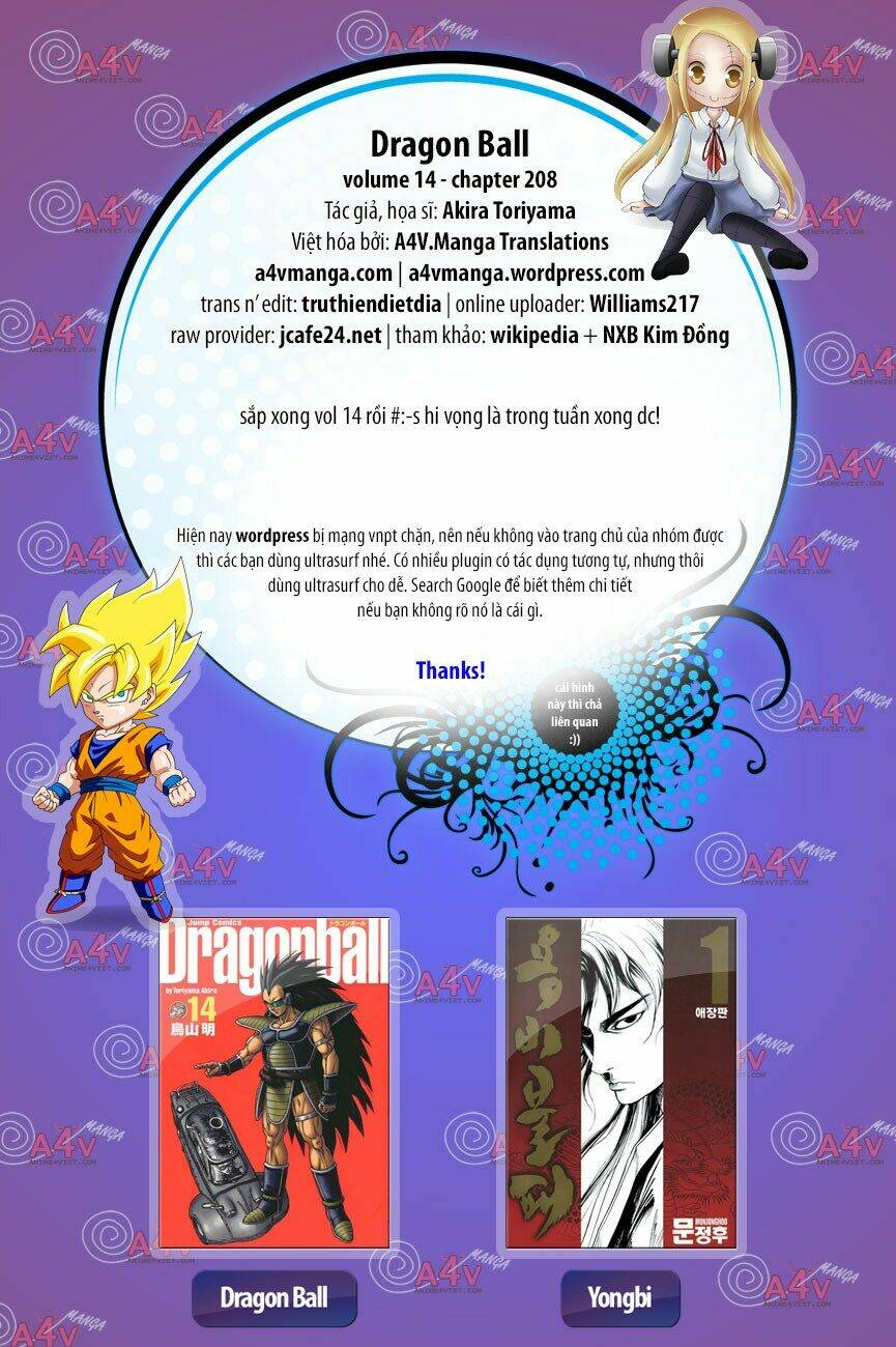 Dragon Ball – Bảy Viên Ngọc Rồng Chapter 208 - Trang 2