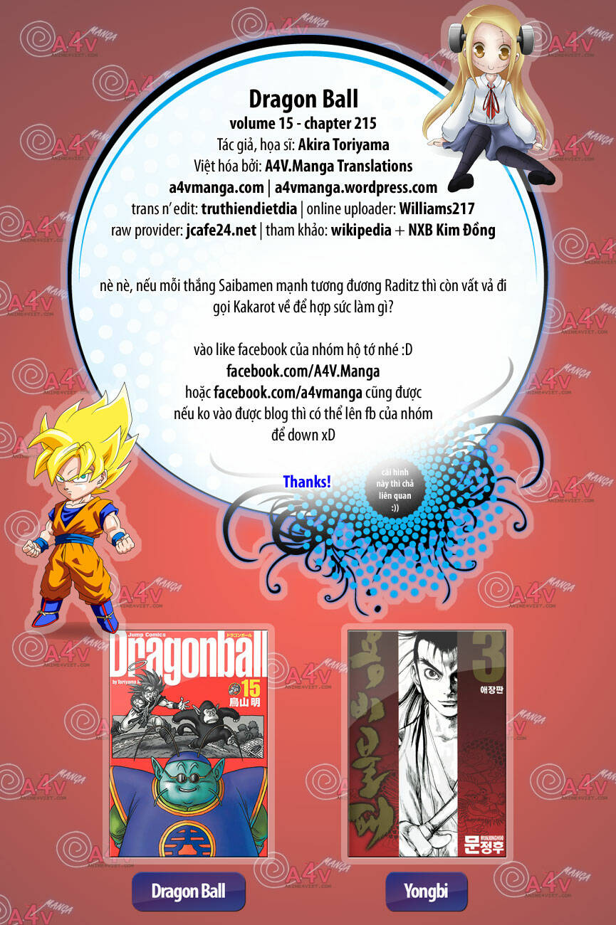 Dragon Ball – Bảy Viên Ngọc Rồng Chapter 215 - Trang 2