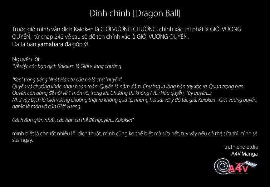 Dragon Ball – Bảy Viên Ngọc Rồng Chapter 243 - Trang 2