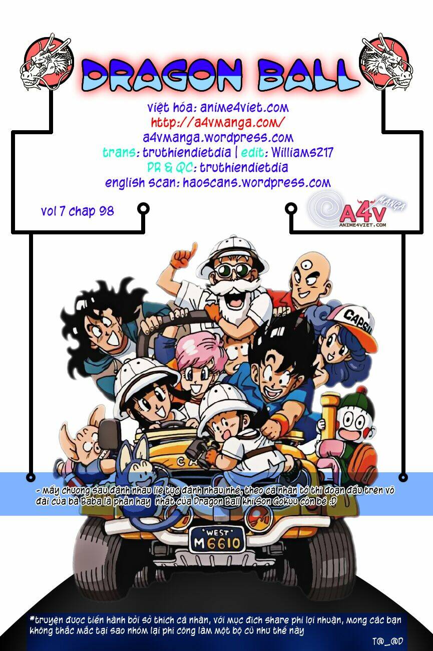 Dragon Ball – Bảy Viên Ngọc Rồng Chapter 98 - Trang 2