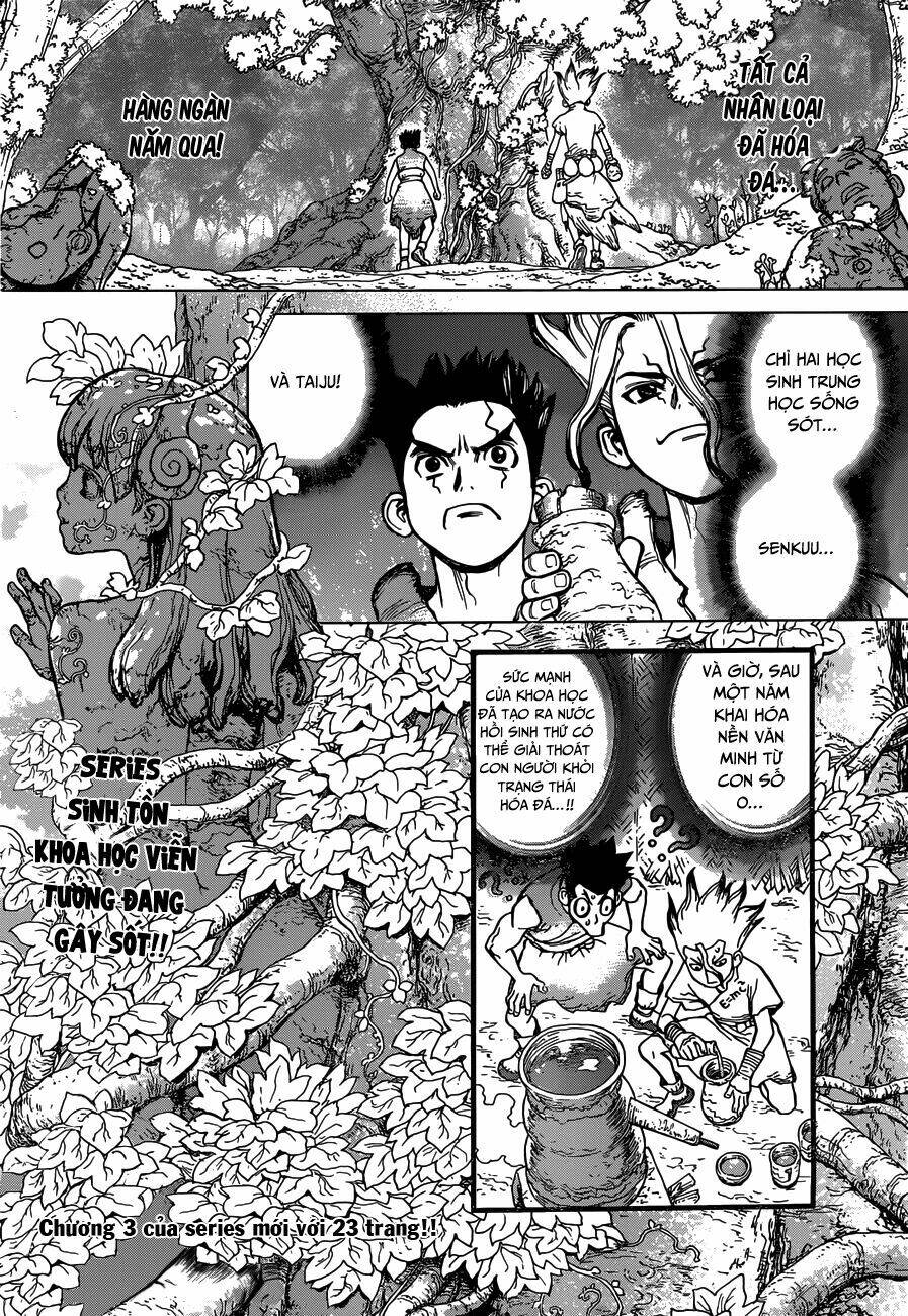 Dr.Stone – Hồi Sinh Thế Giới Chapter 3 - Trang 2