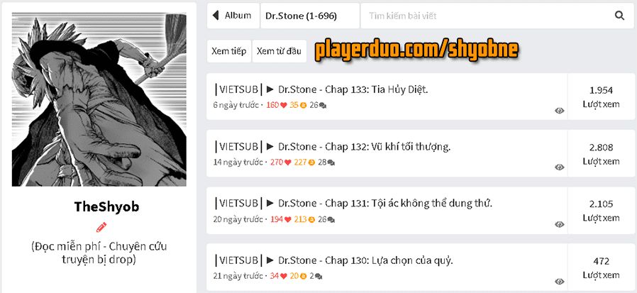 Dr.Stone Chapter 132 - Trang 2