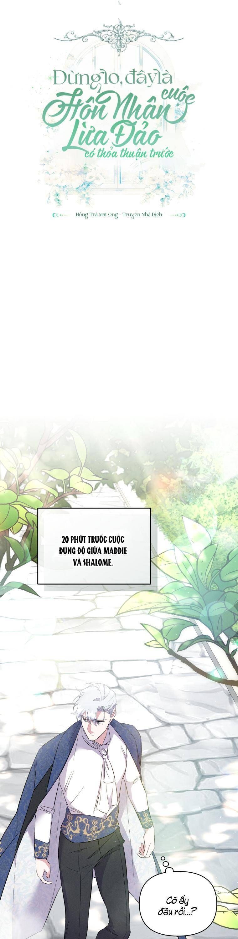 Đừng Lo, Đây Là Cuộc Hôn Nhân Lừa Đảo Có Thỏa Thuận Trước Chapter 18 - Trang 2