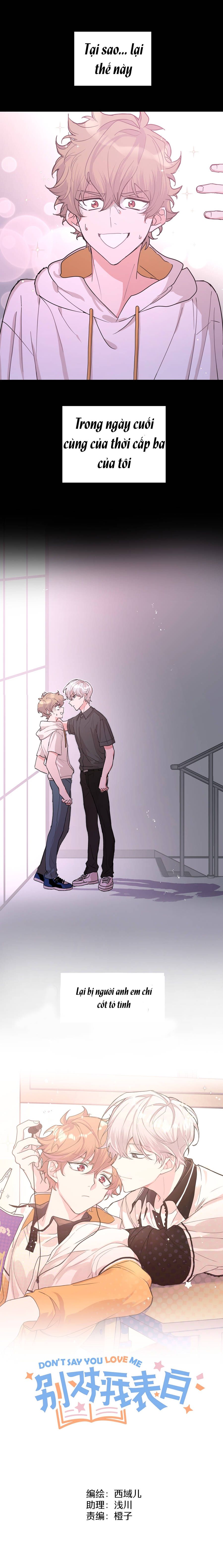 Đừng Nói Yêu Tôi Chapter 1 - Trang 2