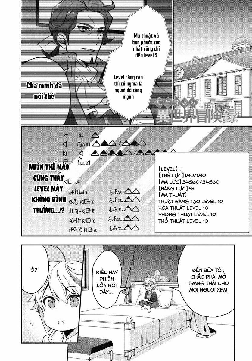 Được Chuyển Sinh, Tôi Sống Một Cuộc Đời Quý Tộc Ở Dị Giới Và Làm Những Chuyện Phi Thường Chapter 2 - Trang 2