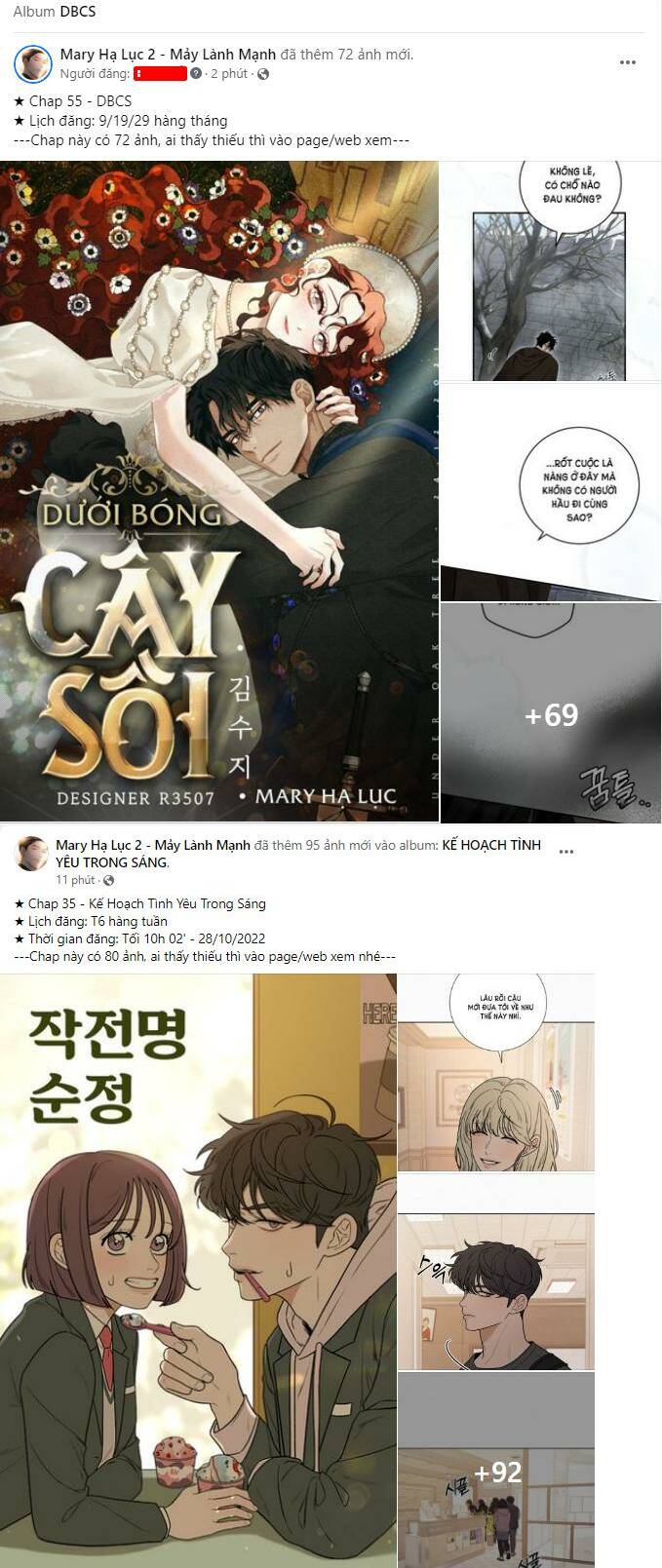 Dưới Tán Cây Sồi Chapter 55.2 - Trang 2