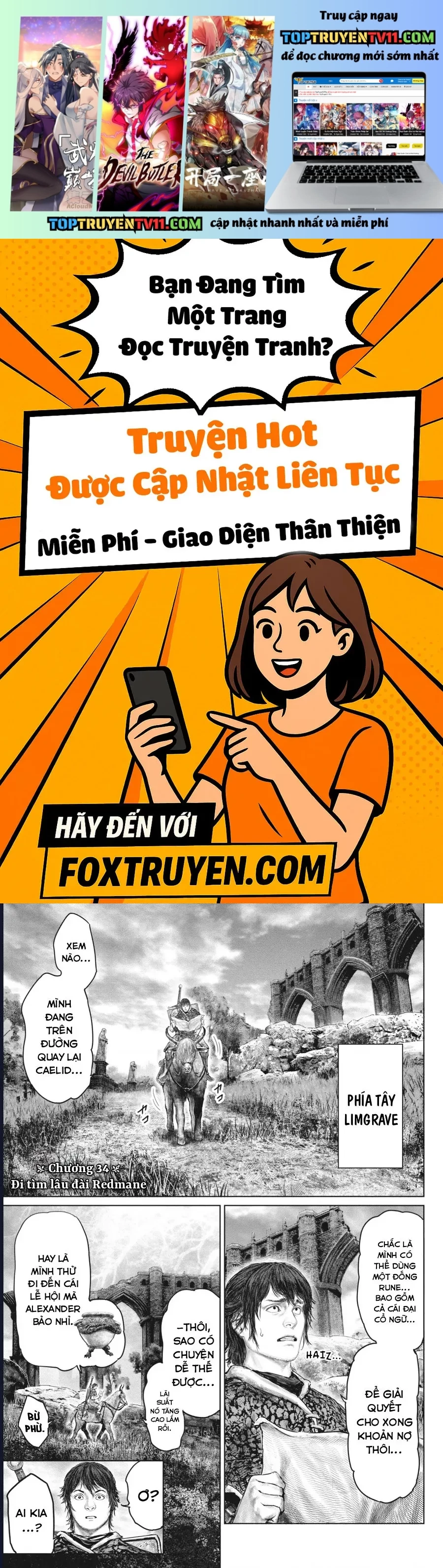 Elden Ring: Đường Đến Với Cây Erdtree Chapter 34 - Trang 2