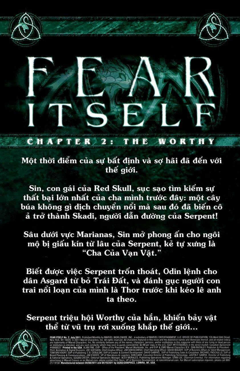 Fear Itself Chapter 2 - Trang 2