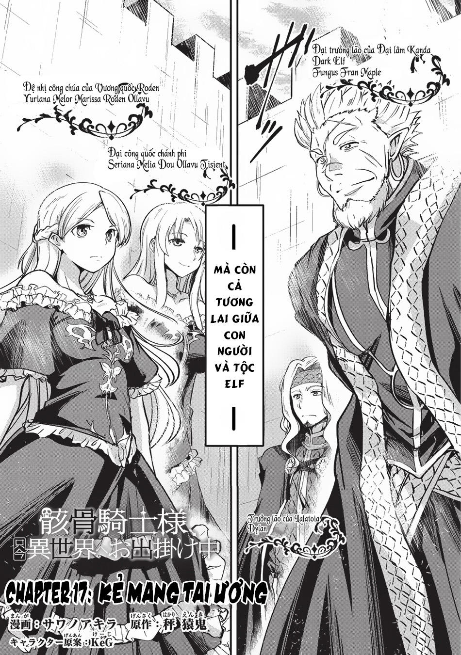 Gaikotsu Kishi-Sama, Tadaima Isekai E O Dekake-Chu Chapter 17 - Trang 2