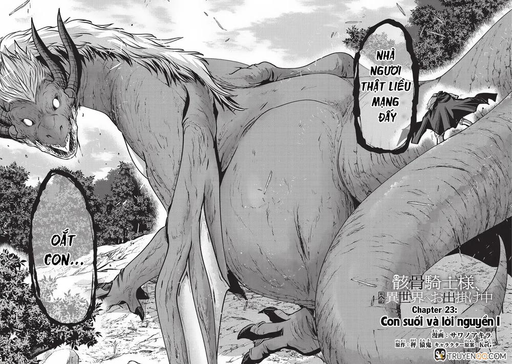 Gaikotsu Kishi-Sama, Tadaima Isekai E O Dekake-Chu Chapter 23 - Trang 2