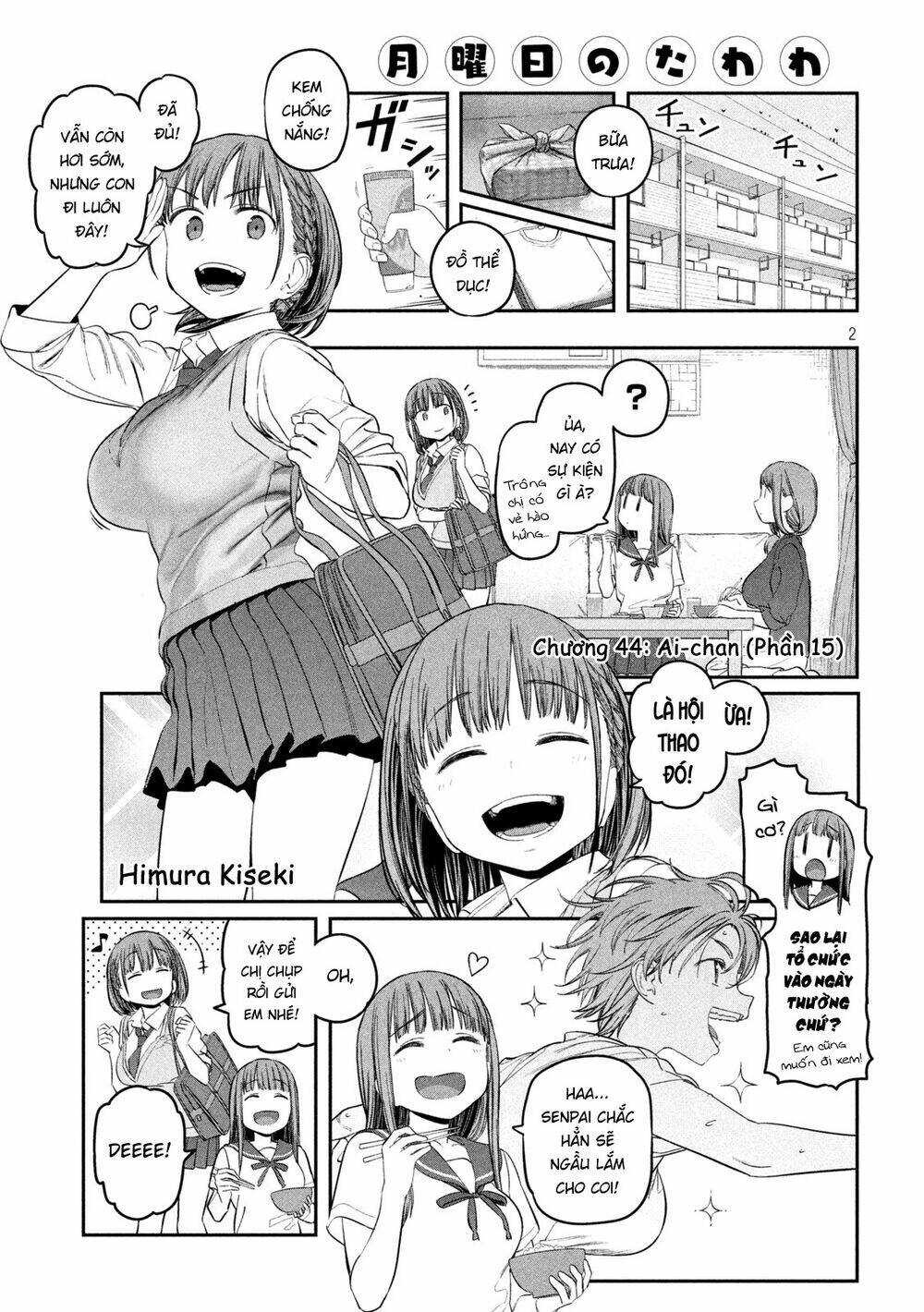 Getsuyoubi No Tawawa Chapter 44 - Trang 2