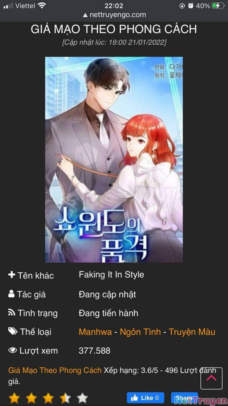Giả Mạo Theo Phong Cách Chapter 47 - Trang 2