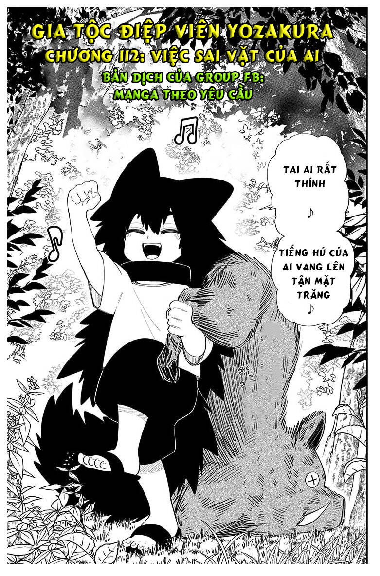 Gia Tộc Điệp Viên Yozakura Chapter 112 - Trang 2