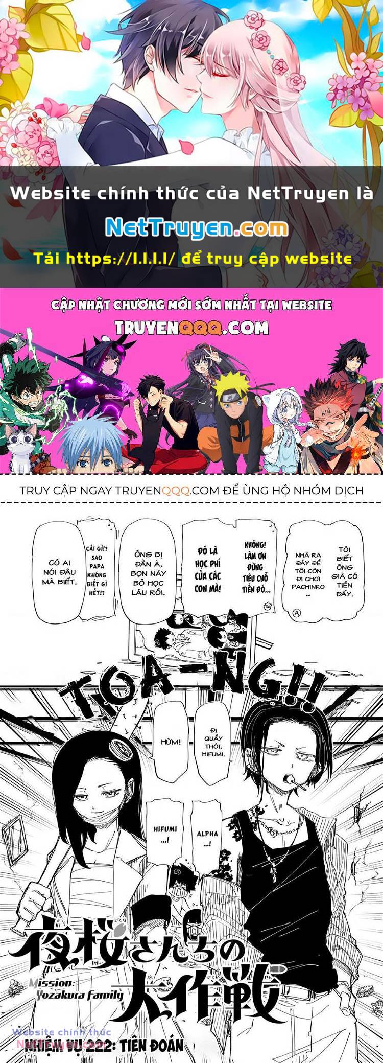 Gia Tộc Điệp Viên Yozakura Chapter 222 - Trang 2