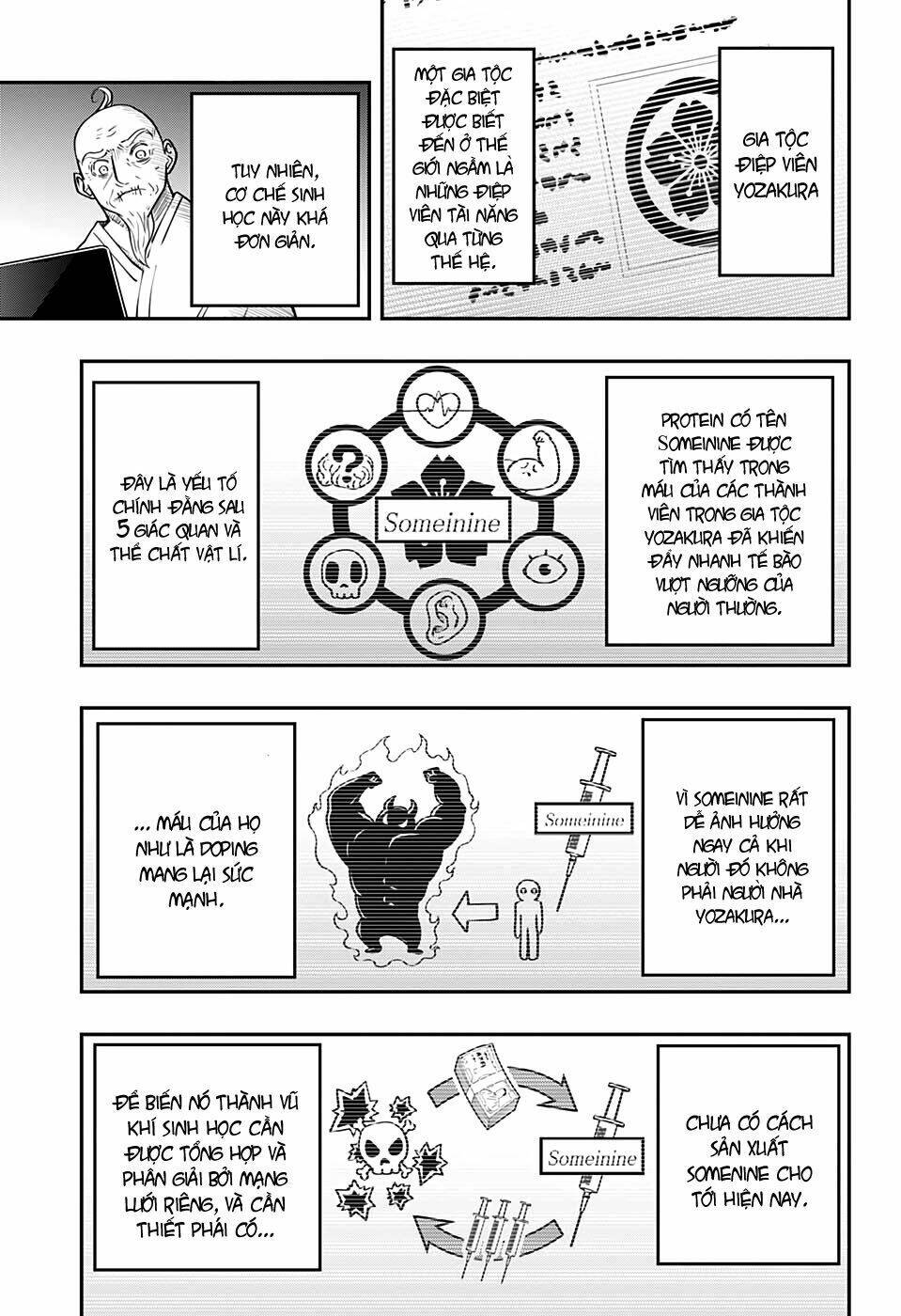 Gia Tộc Điệp Viên Yozakura Chapter 36 - Trang 2