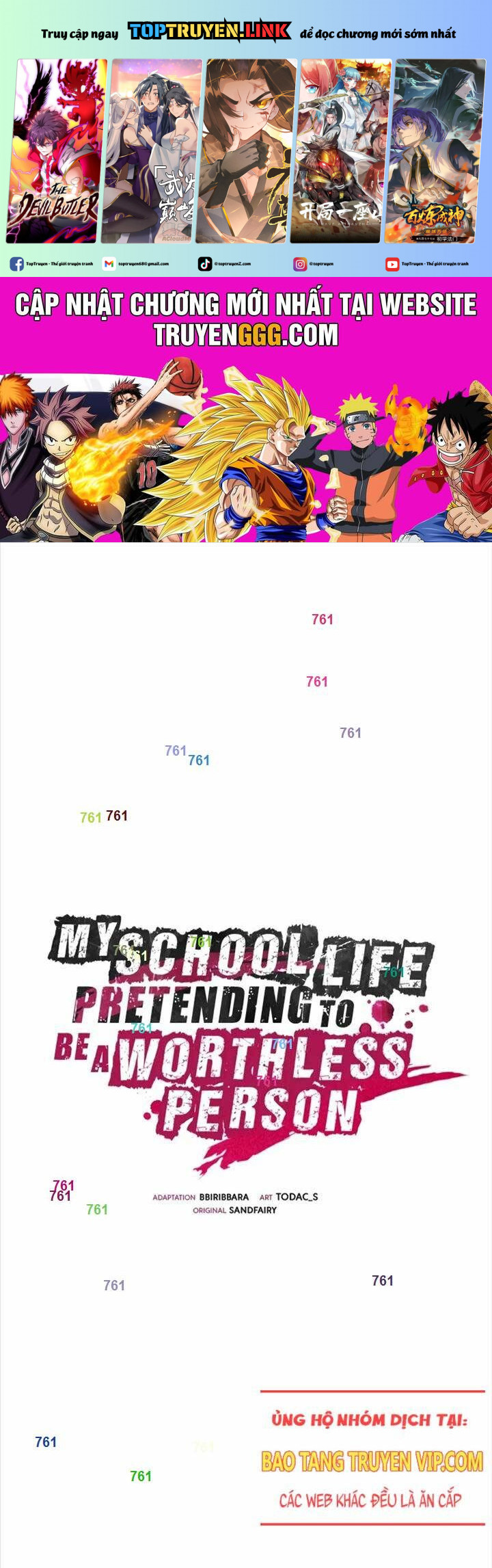 Giả Vờ Làm Kẻ Vô Dụng Ở Học Đường Chapter 82 - Trang 2