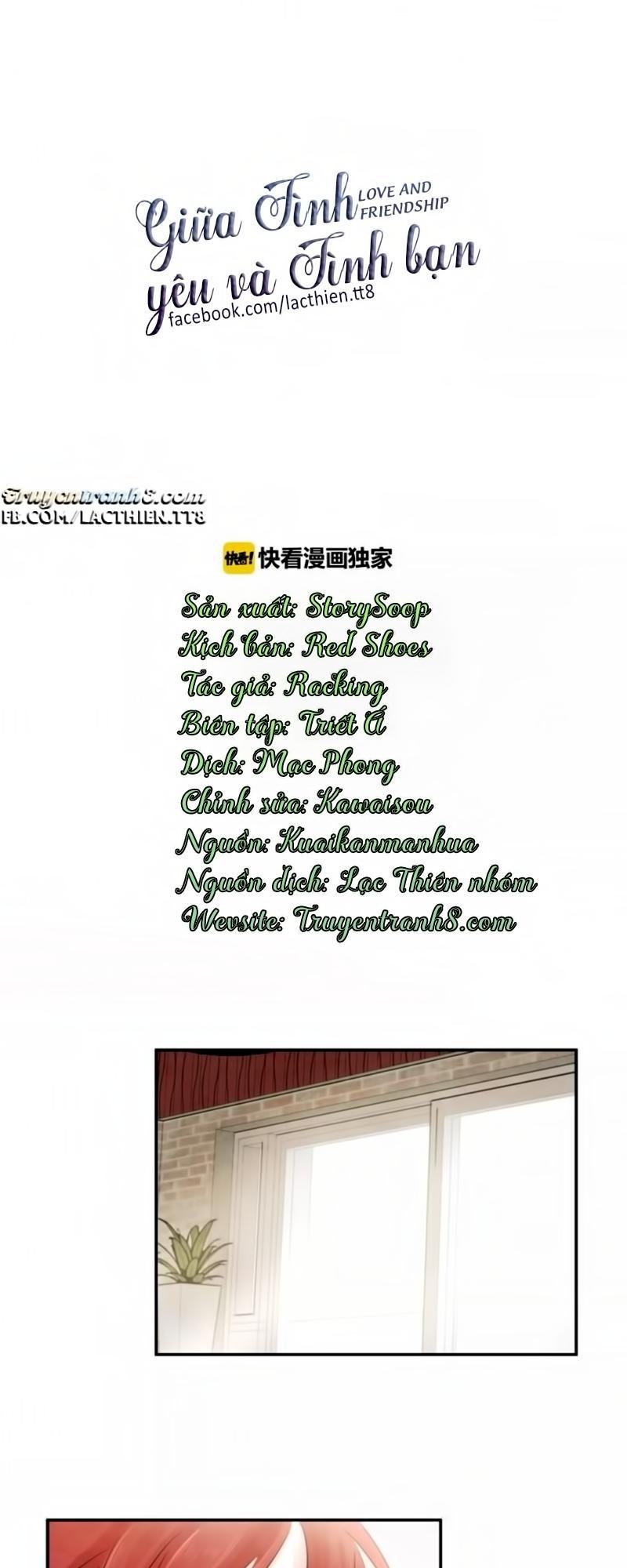 Giữa Tình Yêu Và Tình Bạn Chapter 2 - Trang 2