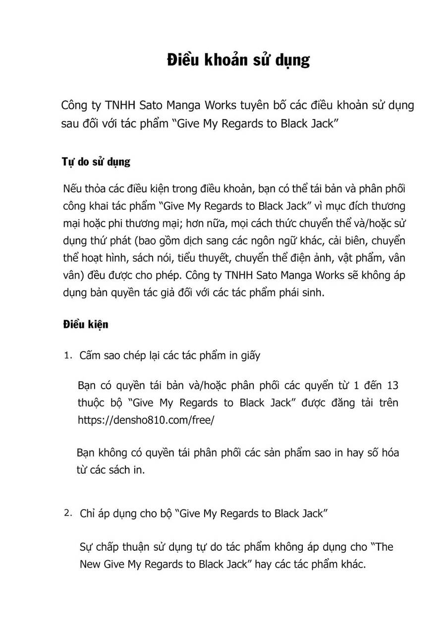 Give My Regards To Black Jack Chapter 7 - Trang 2