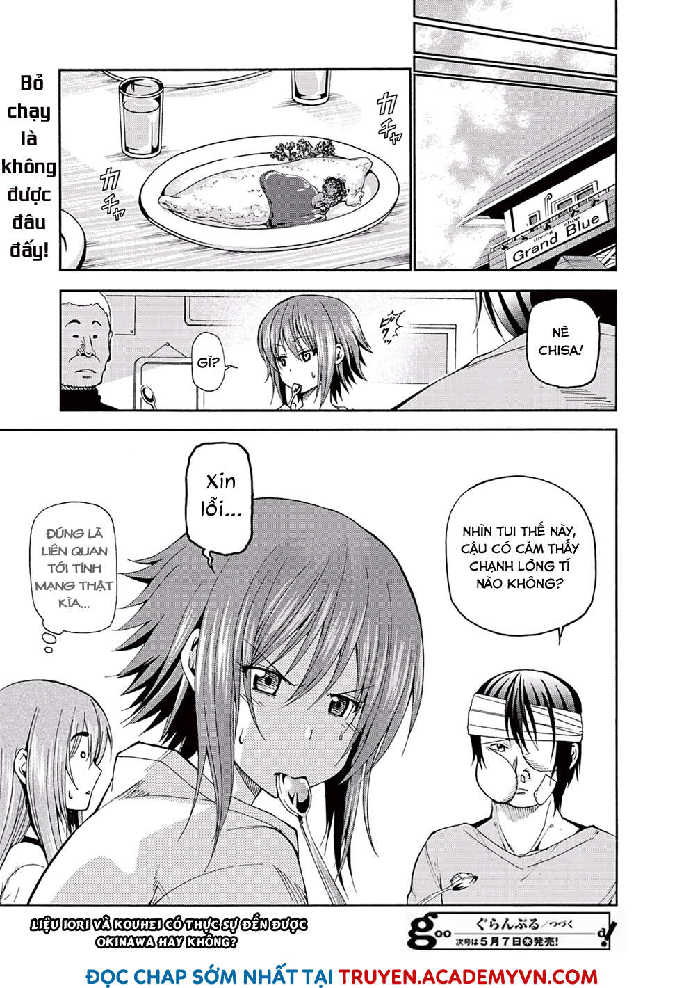 Grand Blue – Cô Gái Thích Lặn Chapter 13 - Trang 2