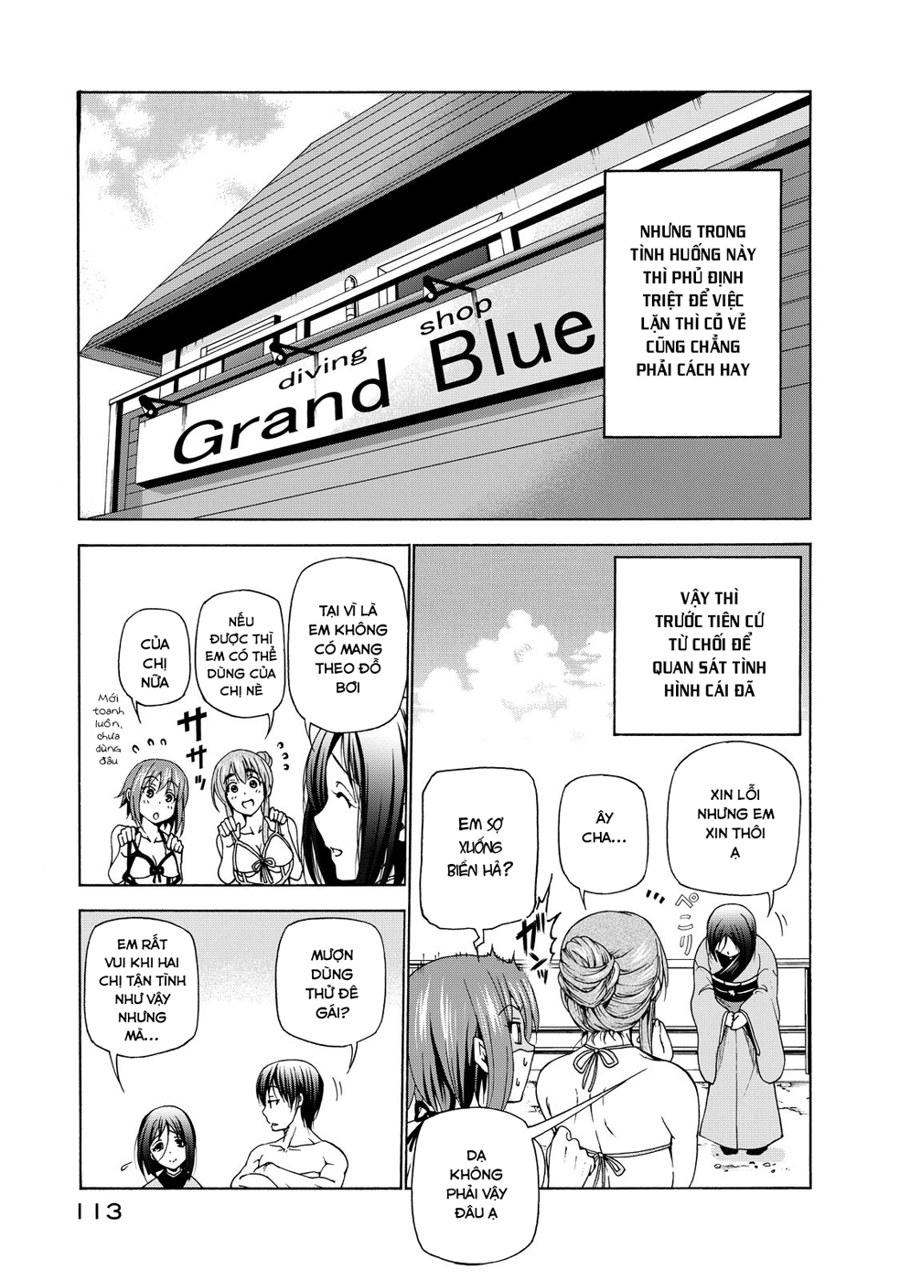 Grand Blue – Cô Gái Thích Lặn Chapter 28 - Trang 2