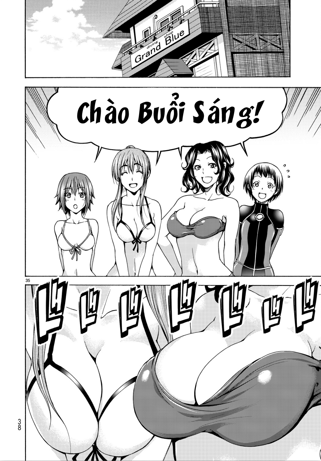 Grand Blue – Cô Gái Thích Lặn Chapter 34 - Trang 2
