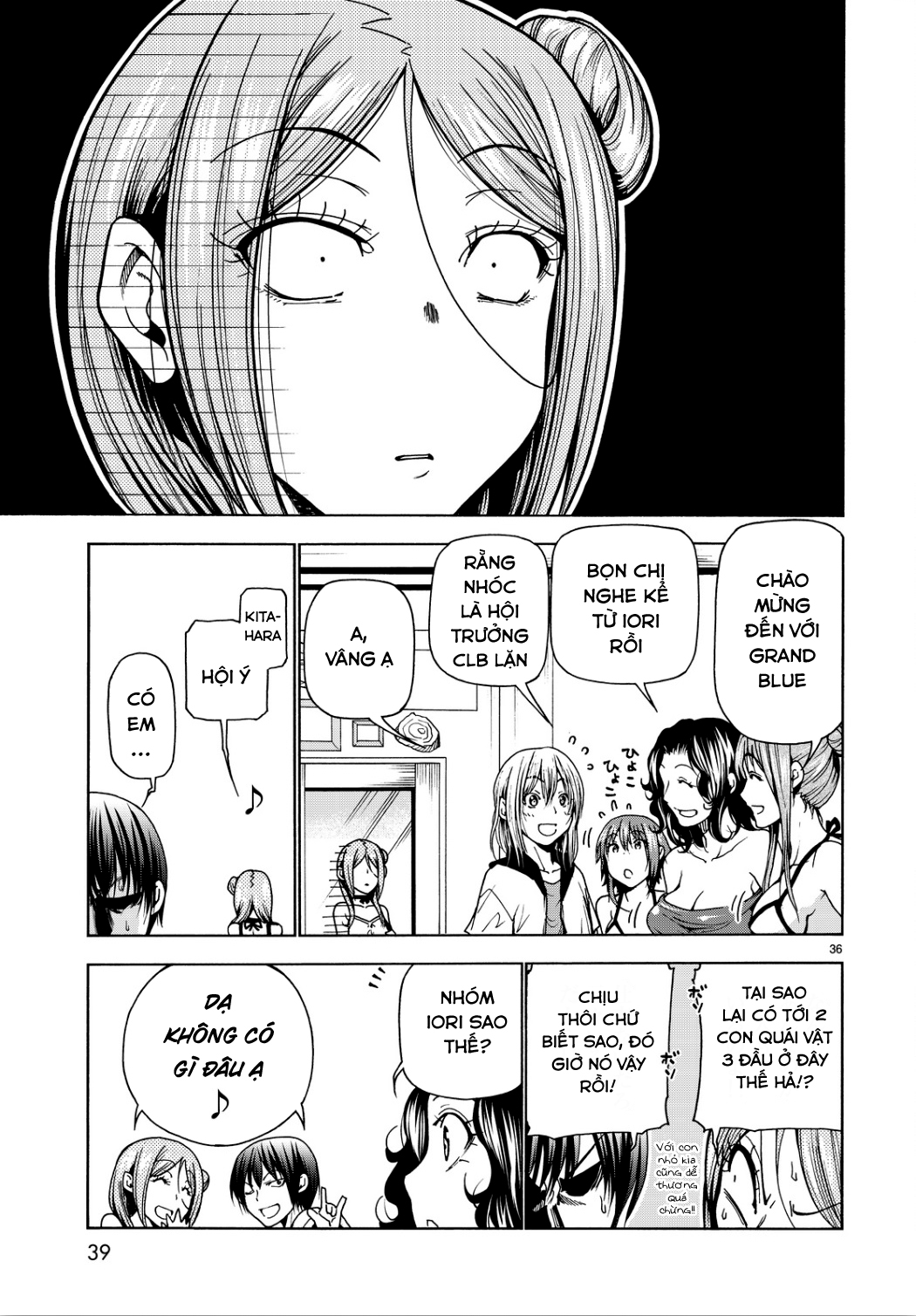 Grand Blue – Cô Gái Thích Lặn Chapter 34 - Trang 2