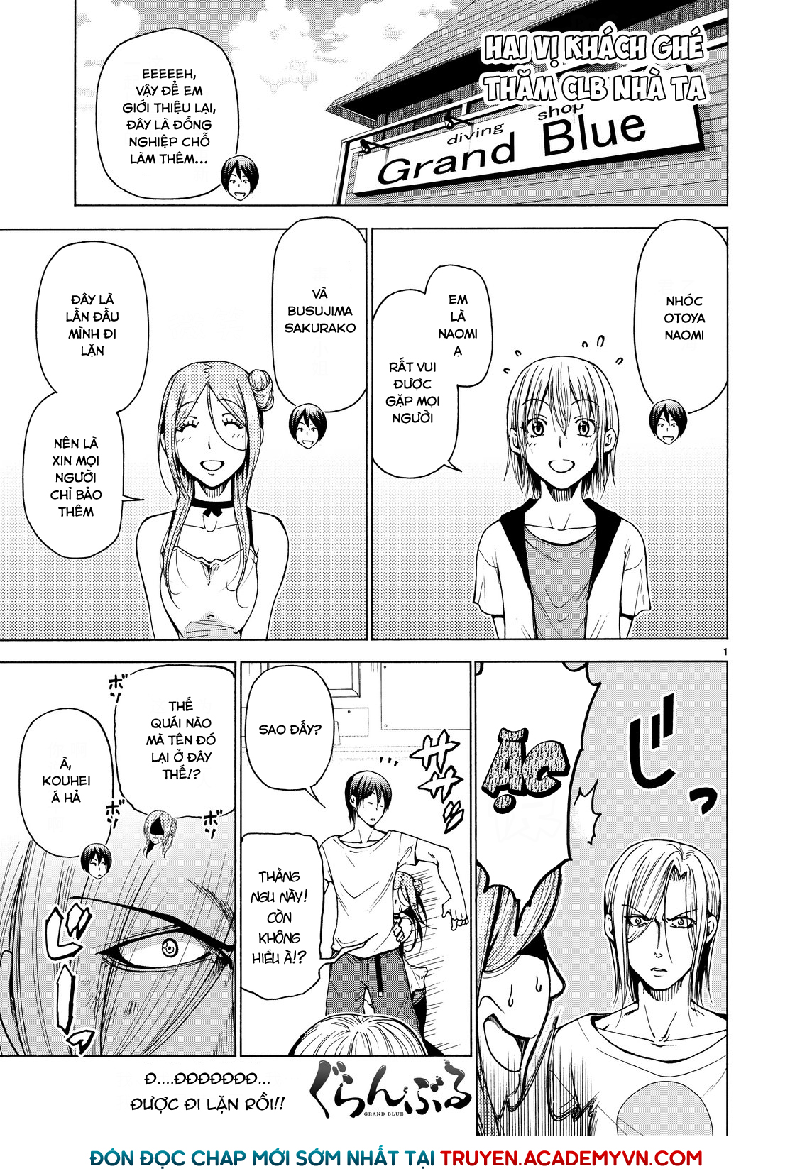 Grand Blue – Cô Gái Thích Lặn Chapter 35 - Trang 2