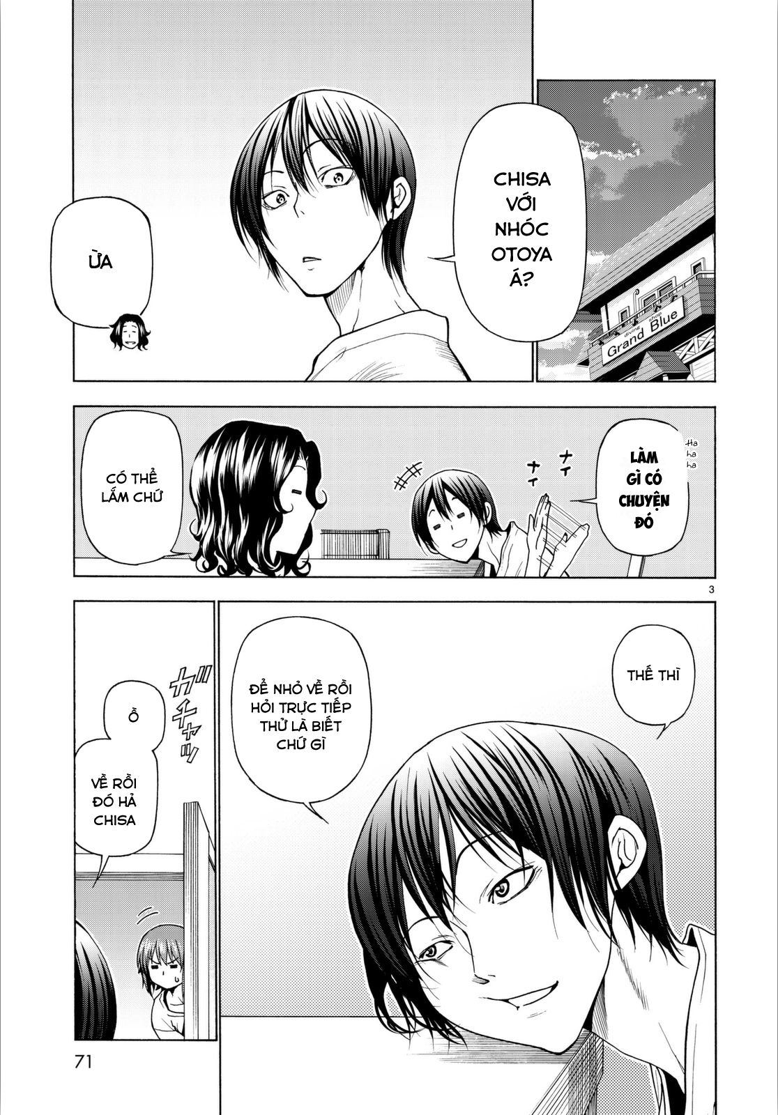 Grand Blue – Cô Gái Thích Lặn Chapter 36 - Trang 2