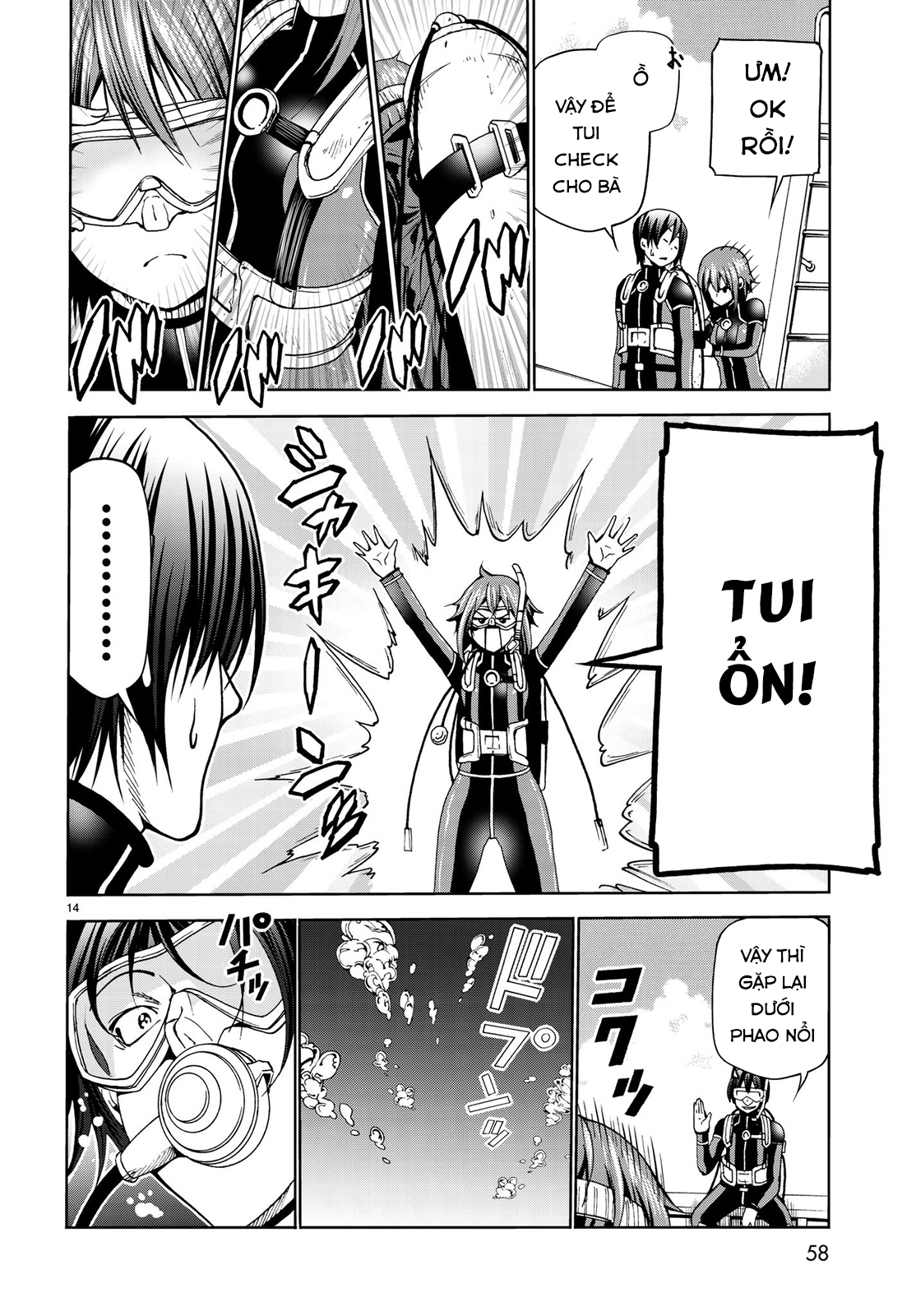 Grand Blue – Cô Gái Thích Lặn Chapter 45 - Trang 2