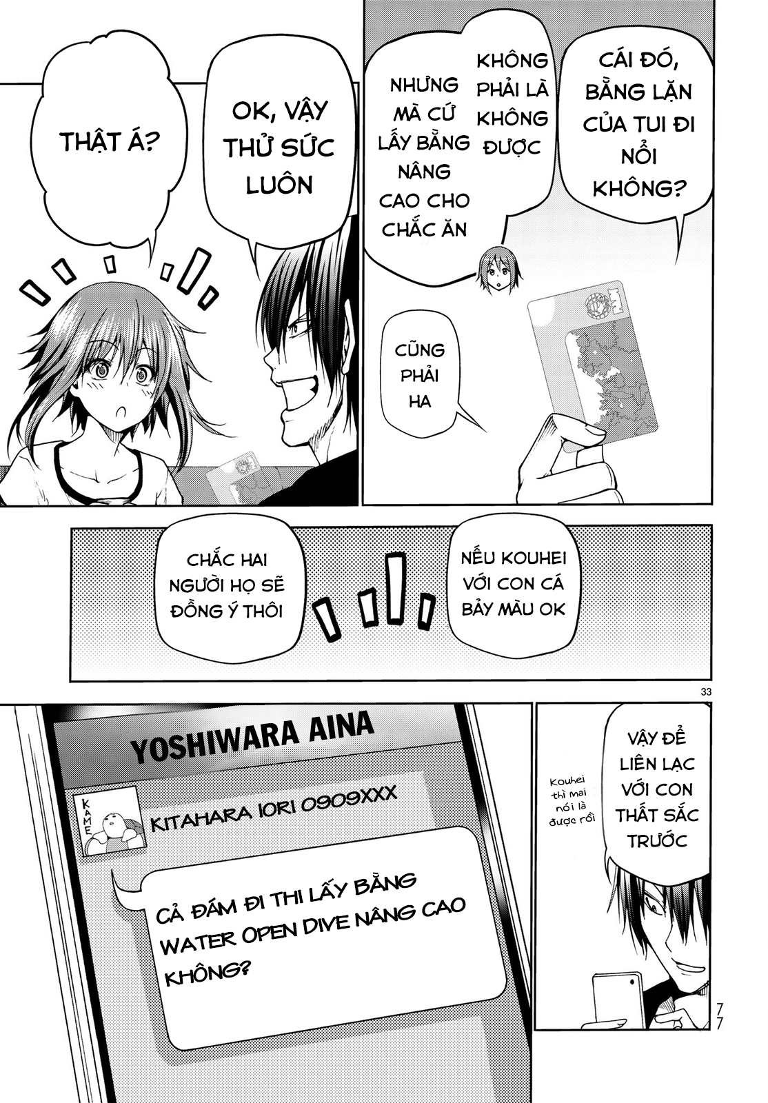 Grand Blue – Cô Gái Thích Lặn Chapter 45 - Trang 2