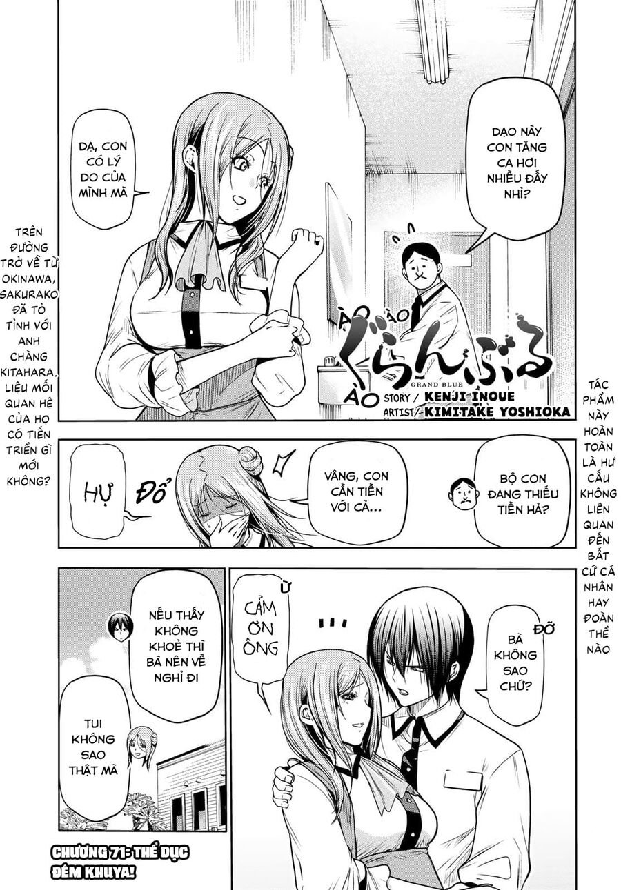 Grand Blue – Cô Gái Thích Lặn Chapter 71.1 - Trang 2