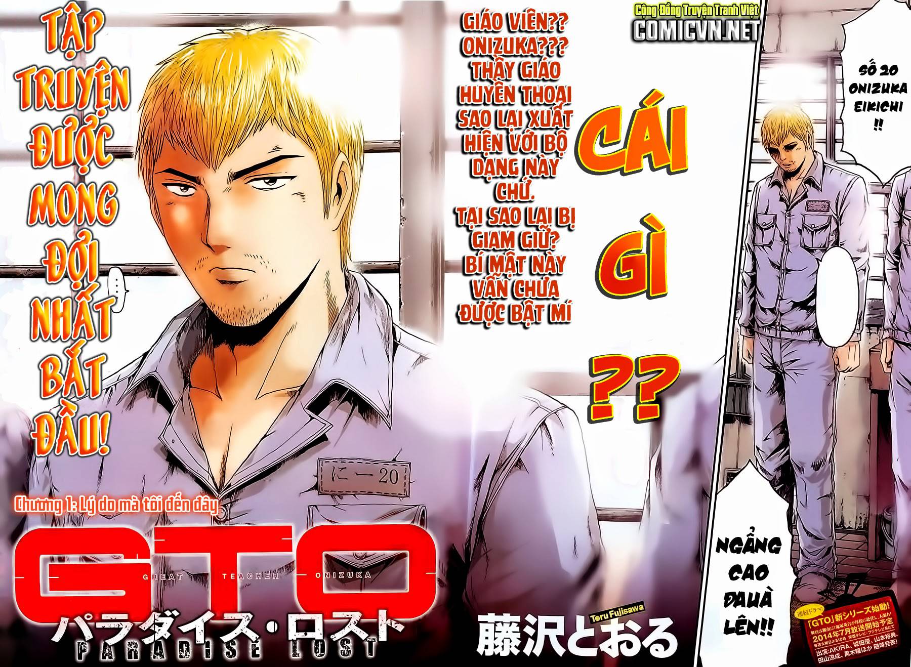 Great Teacher Onizuka: Paradise Lost Chapter 1 - Trang 2