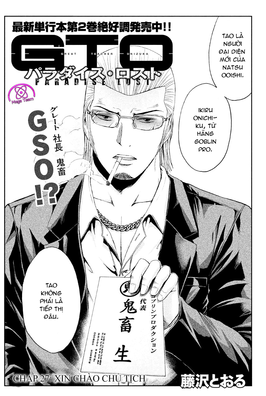 Great Teacher Onizuka: Paradise Lost Chapter 27 - Trang 2