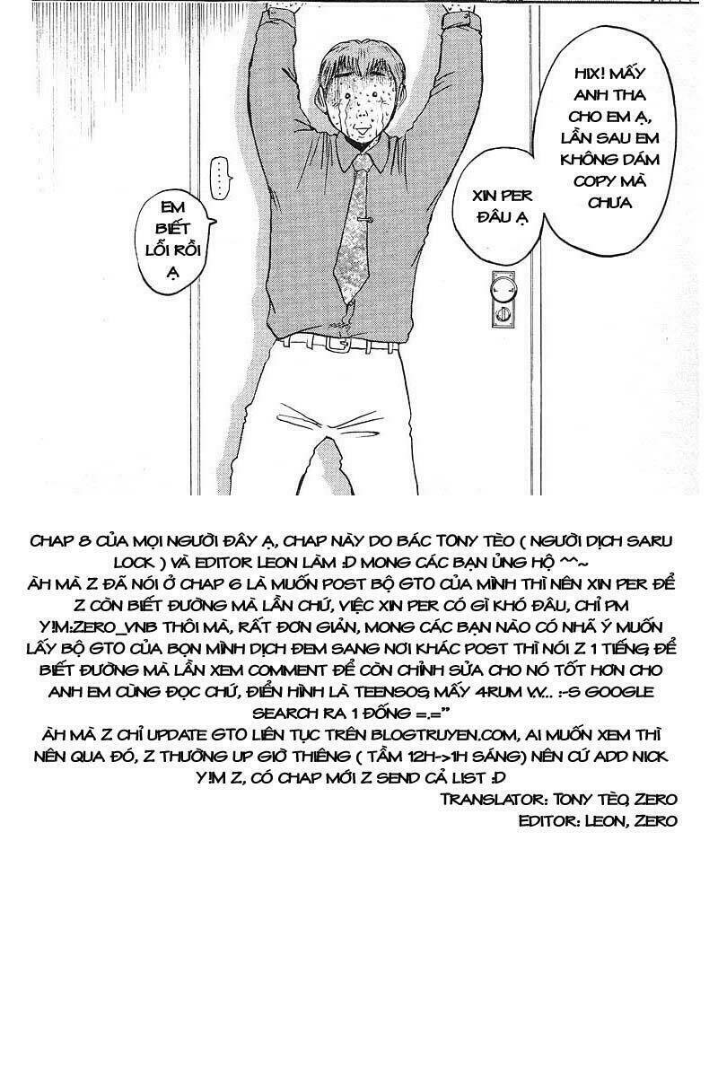 Gto – Great Teacher Onizuka Chapter 8 - Trang 2