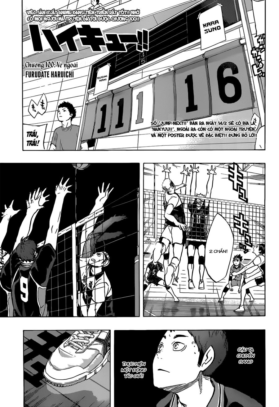 Haikyuu Chapter 100 - Trang 2