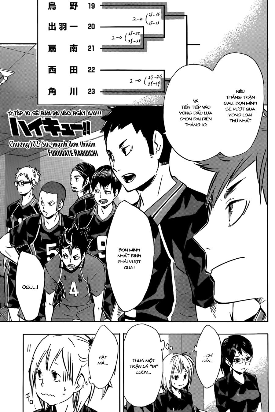 Haikyuu Chapter 102 - Trang 2